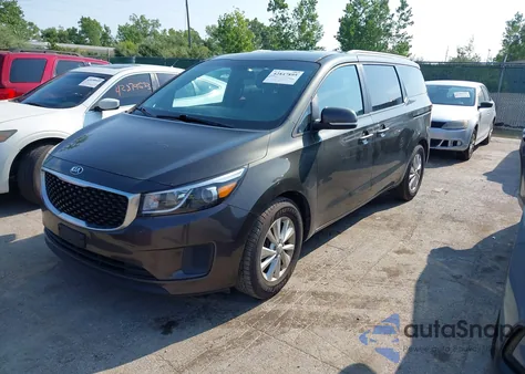 2016 Kia Sedona Lx из США, поврежденный, VIN KNDMB5C1XG6125821